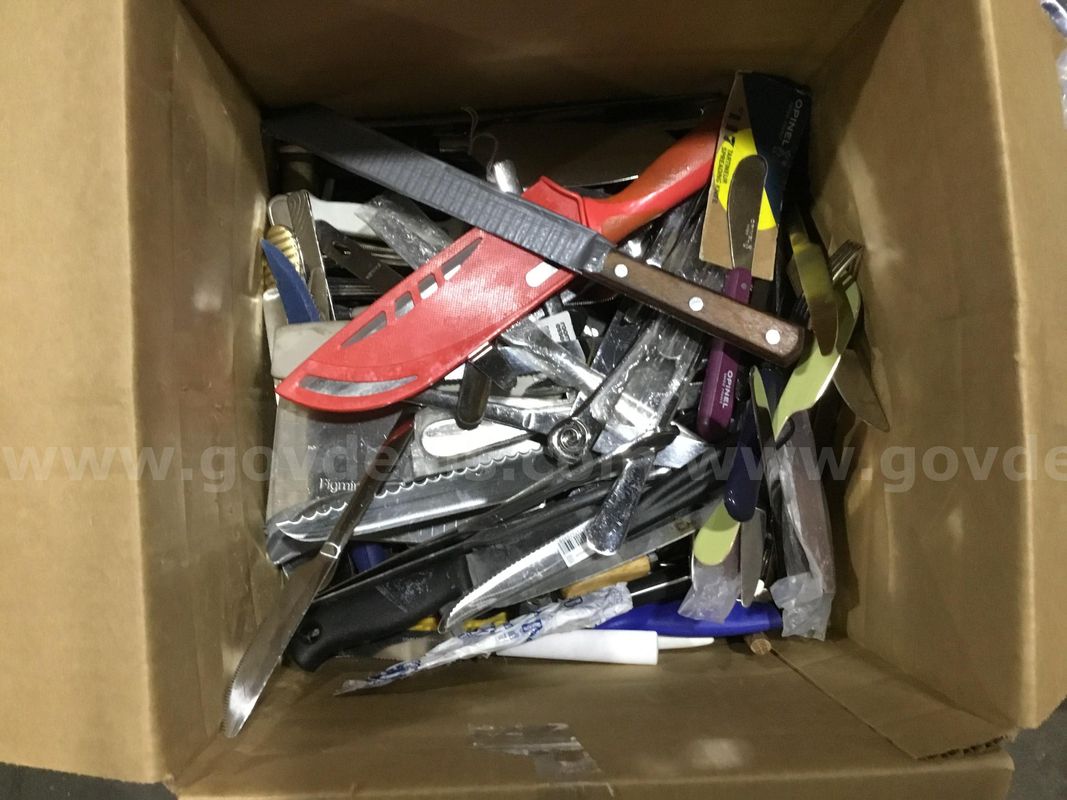 1 Lot of Assorted Kitchen Knives