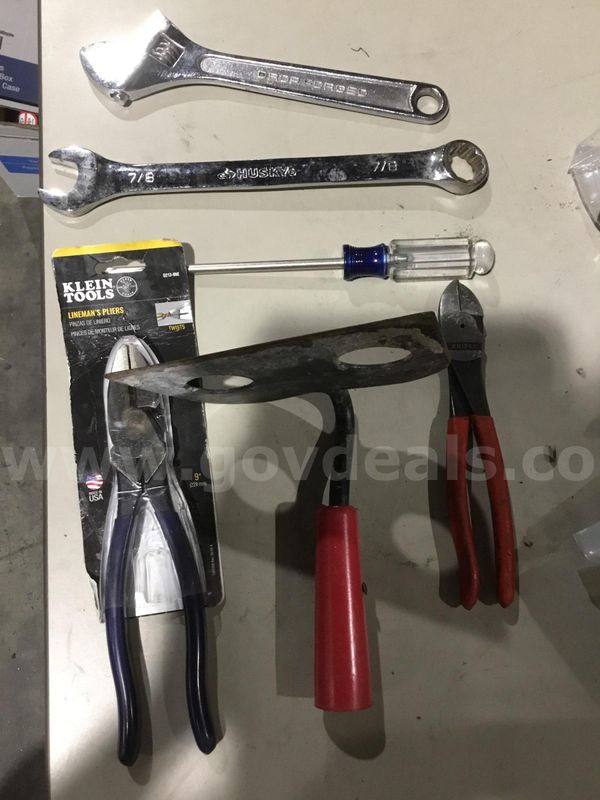 Lot of items-silver 7/8 wrench tool "DH"