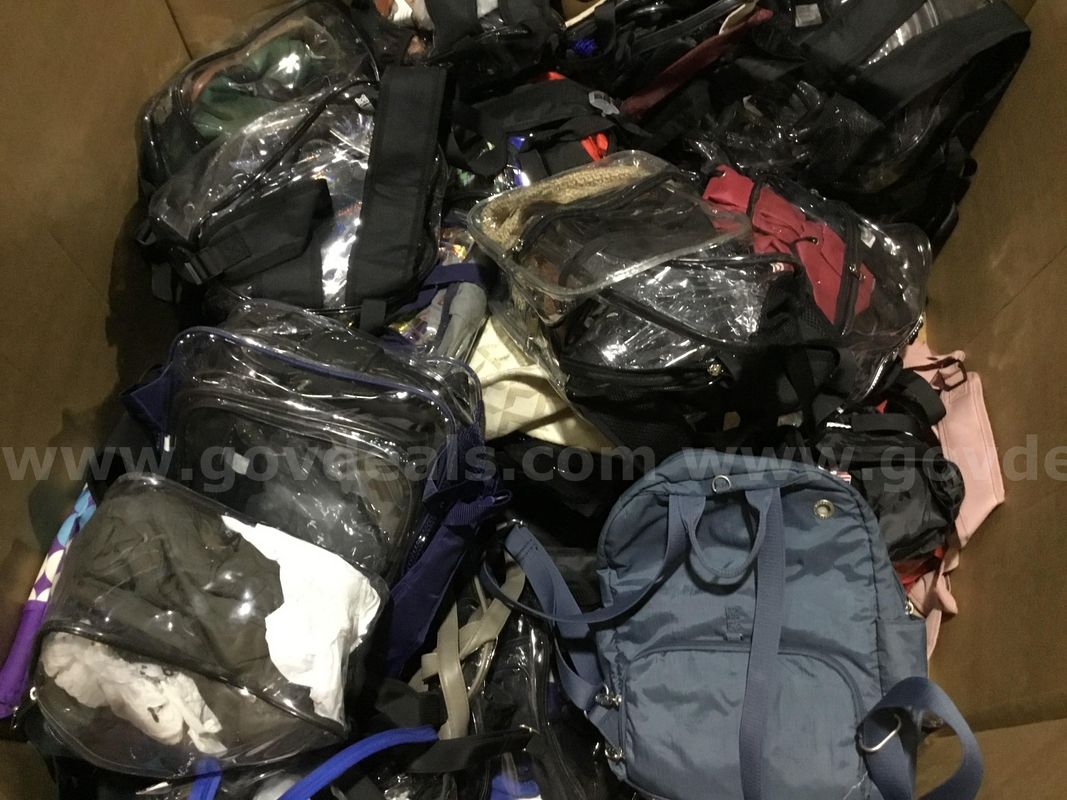 1 Lot of Assorted Clear Bags