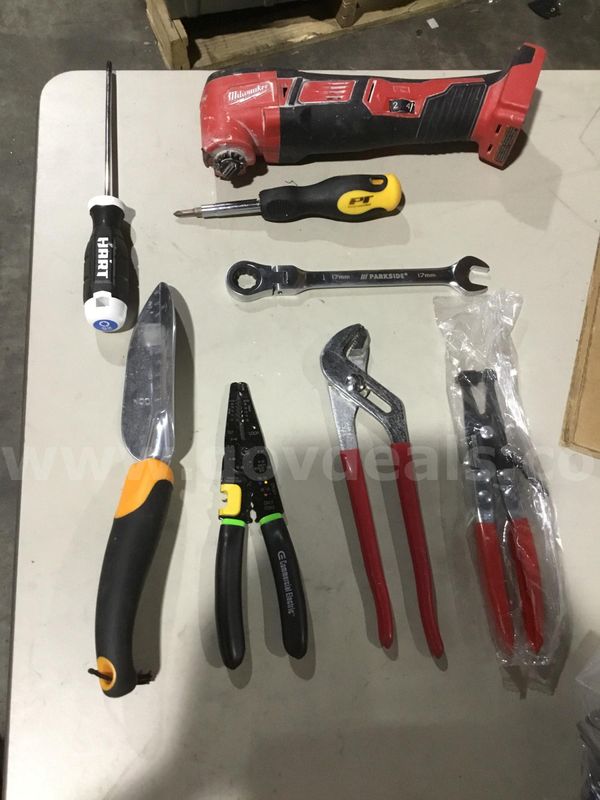 Lot of items-red & black power tool (NO BATTERY INCLUDED) "DH"