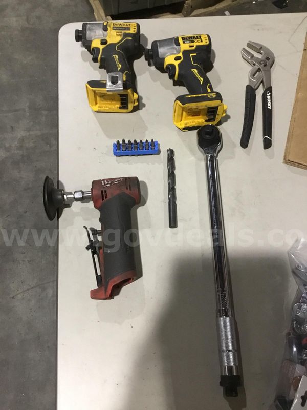 Lot of items-2 yellow & black impact drivers (NO BATTERY INCLUDED FOR EITHER) "DH"