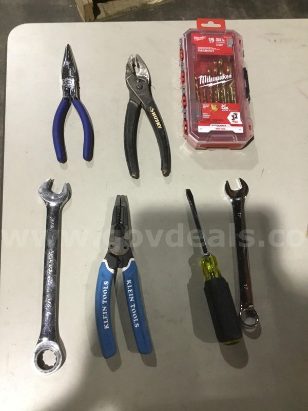Lot of items-silver drop forged 17 wrench tool "DH"