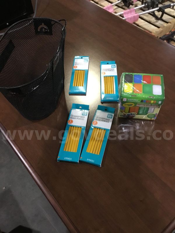 Misc office supplies-4 packs of wood pencils "DH"