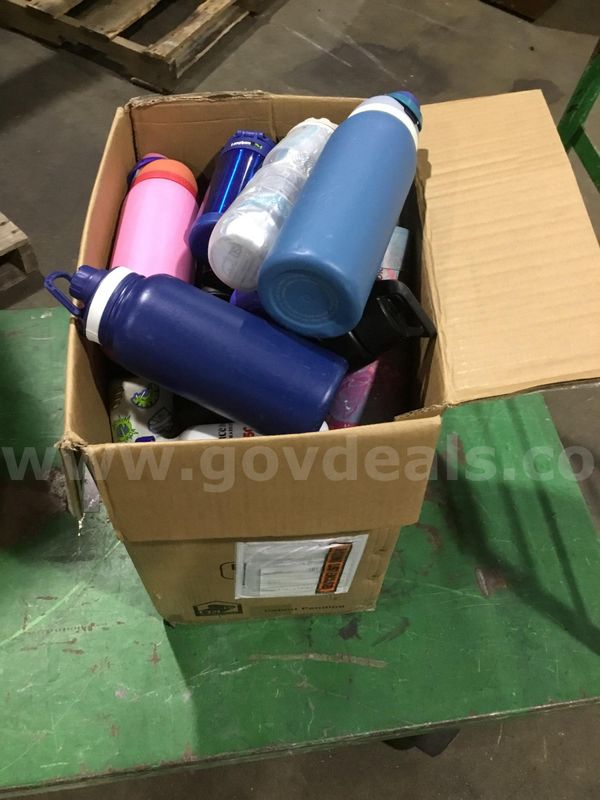 Misc bottles-pink & orange bottle "DH"