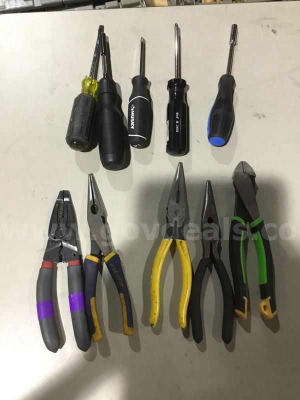 5 wire cutters & 5 screwdrivers "DH"