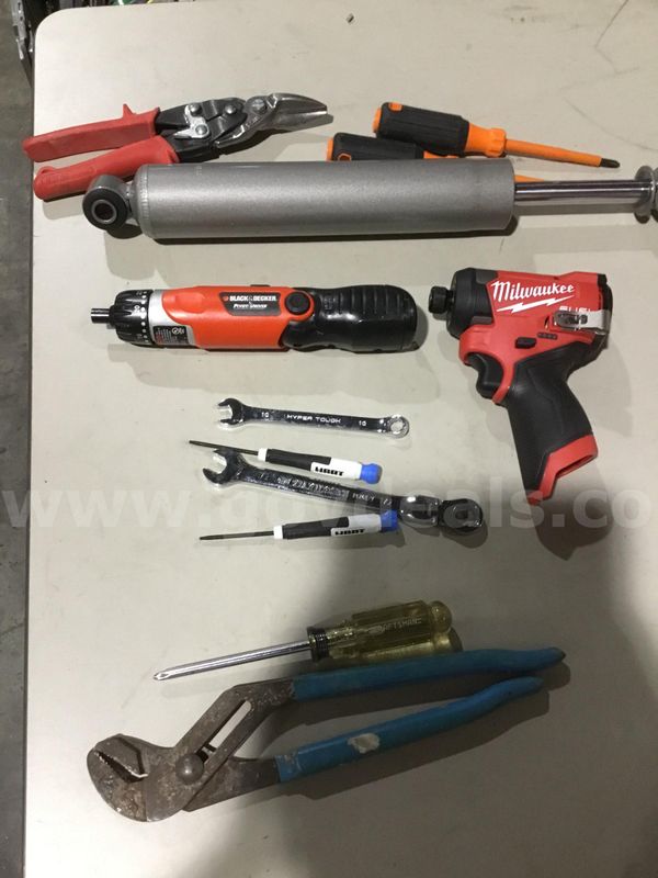 Lot of items-red & black fuel impact driver (NO BATTERY INCLUDED) "DH"