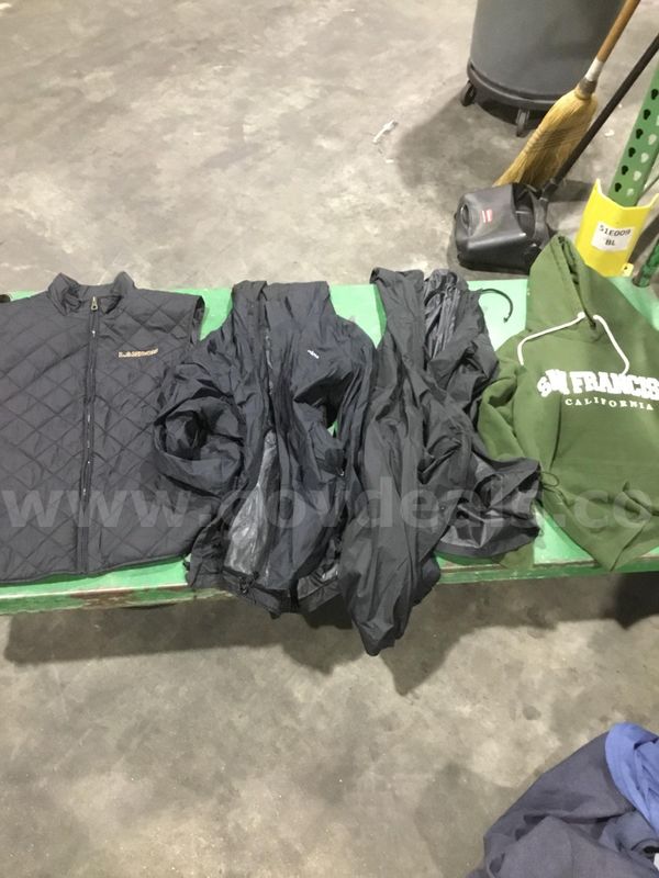 Lot of jackets-medium forest green hoodie "DH"