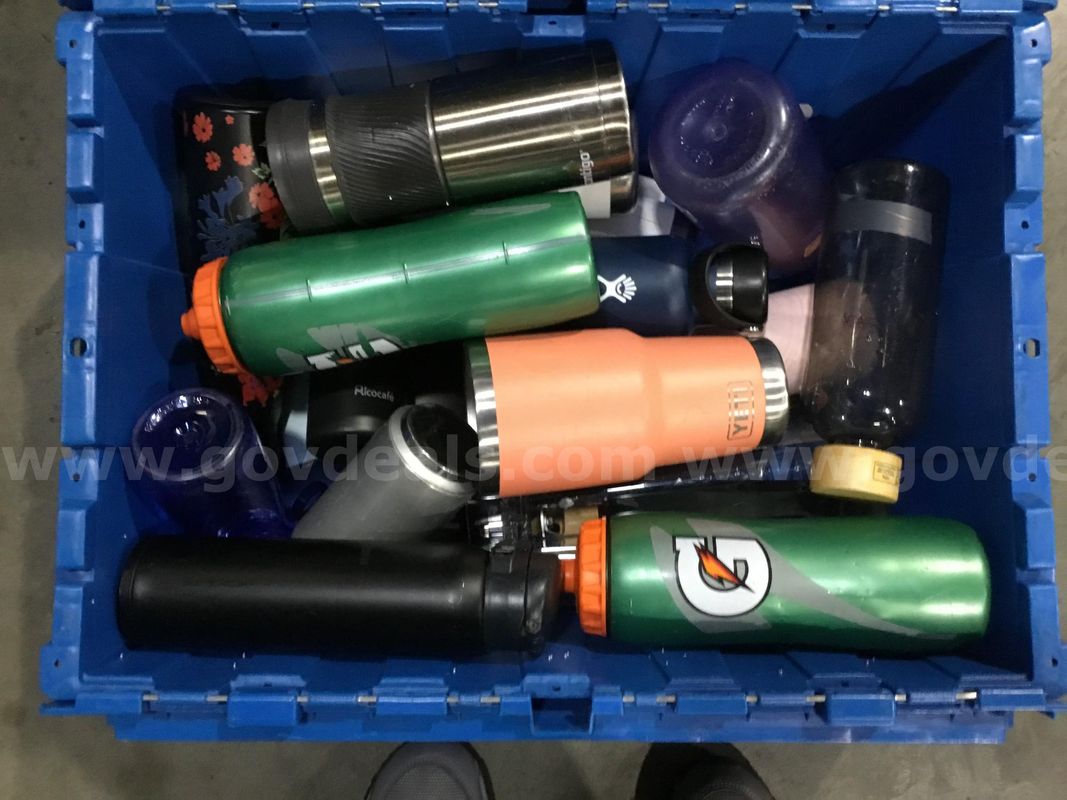 1 Lot of Assorted Water Bottles