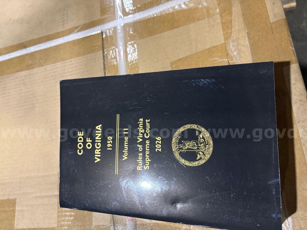 Lot of Code of Virginia books "JM"