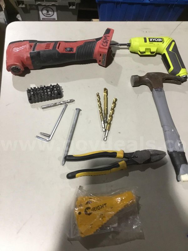 Lot of tools-bag of yellow steel saw blades "DH"