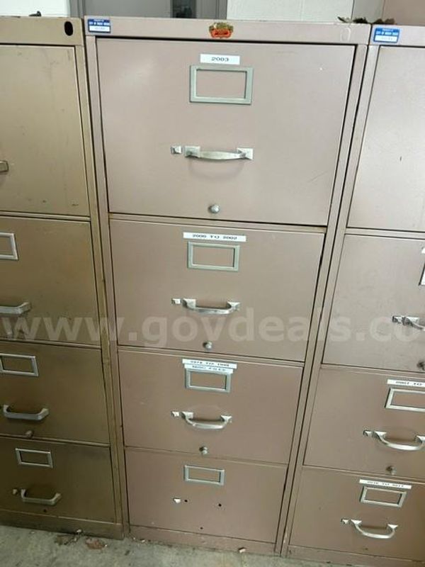 Security Steel 4 Drawer File Cabinet