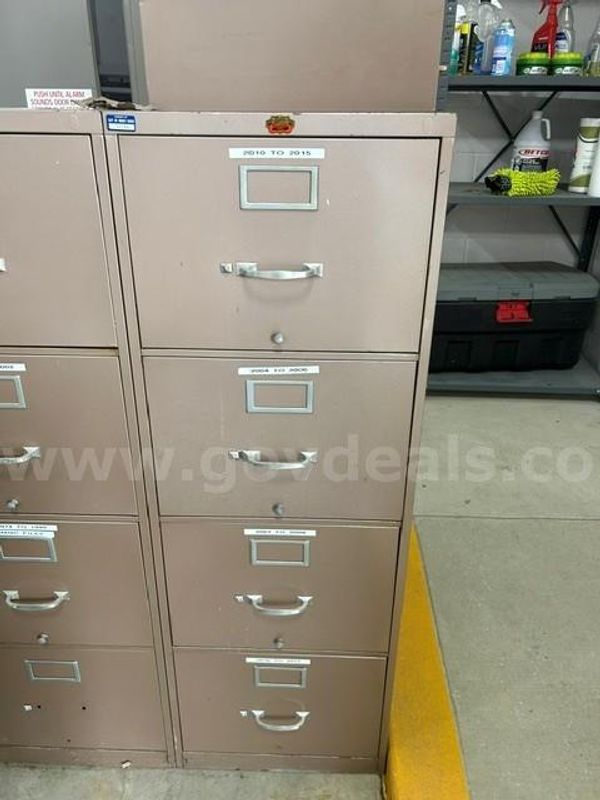 Security Steel 4 Drawer File Cabinet