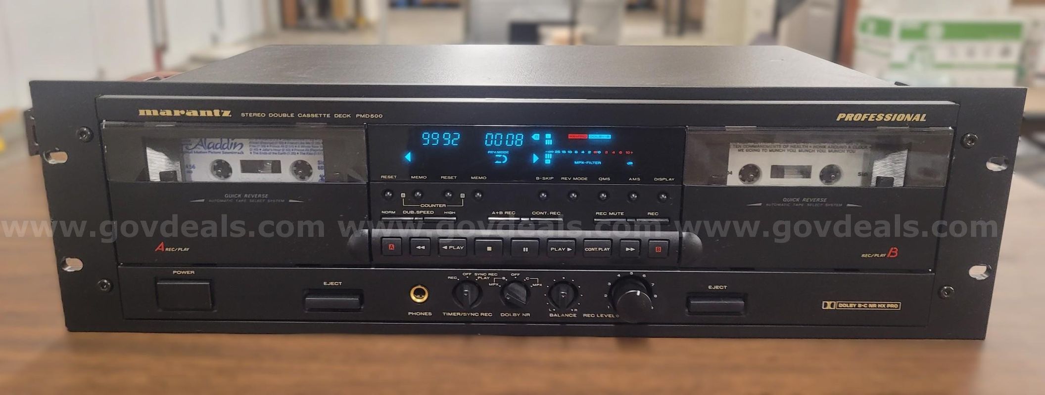 Professional Stereo Double Cassette Deck