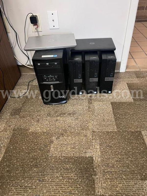 Multiple PC's, (2) laptops, (2) monitors, (2) keyboards