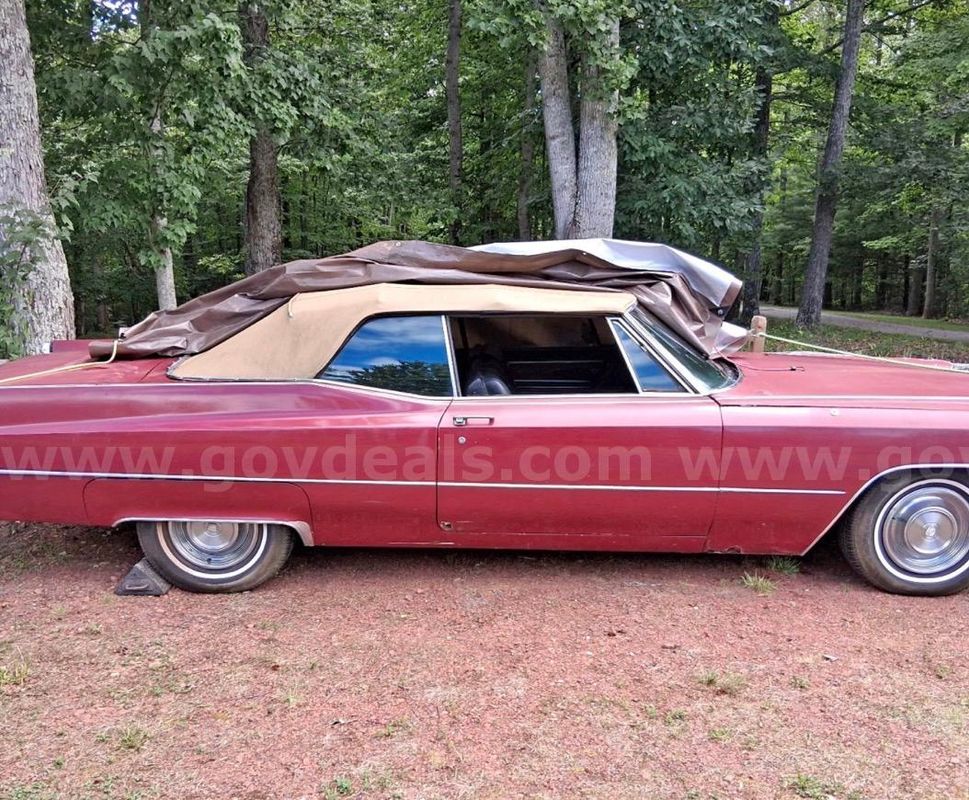 1968 CADILLAC DEVILLE CONVERTIBLE RUNNING DRIVING HIGH OPTION PROJECT CAR
