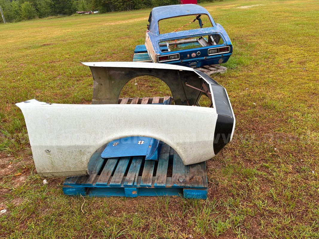 1968 Camaro Race Car Body Shell , Harwood Fiberglass Front Clip