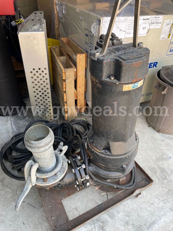ABS Submersible Wastewater Pump System w/ Control Panel – 26.8 HP, 230V, 3-Phase