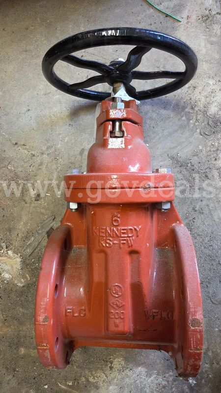 Lot of Two (2) M&H 8 in. Gate Valves & One (1) Kennedy 6 in. Gate Valve