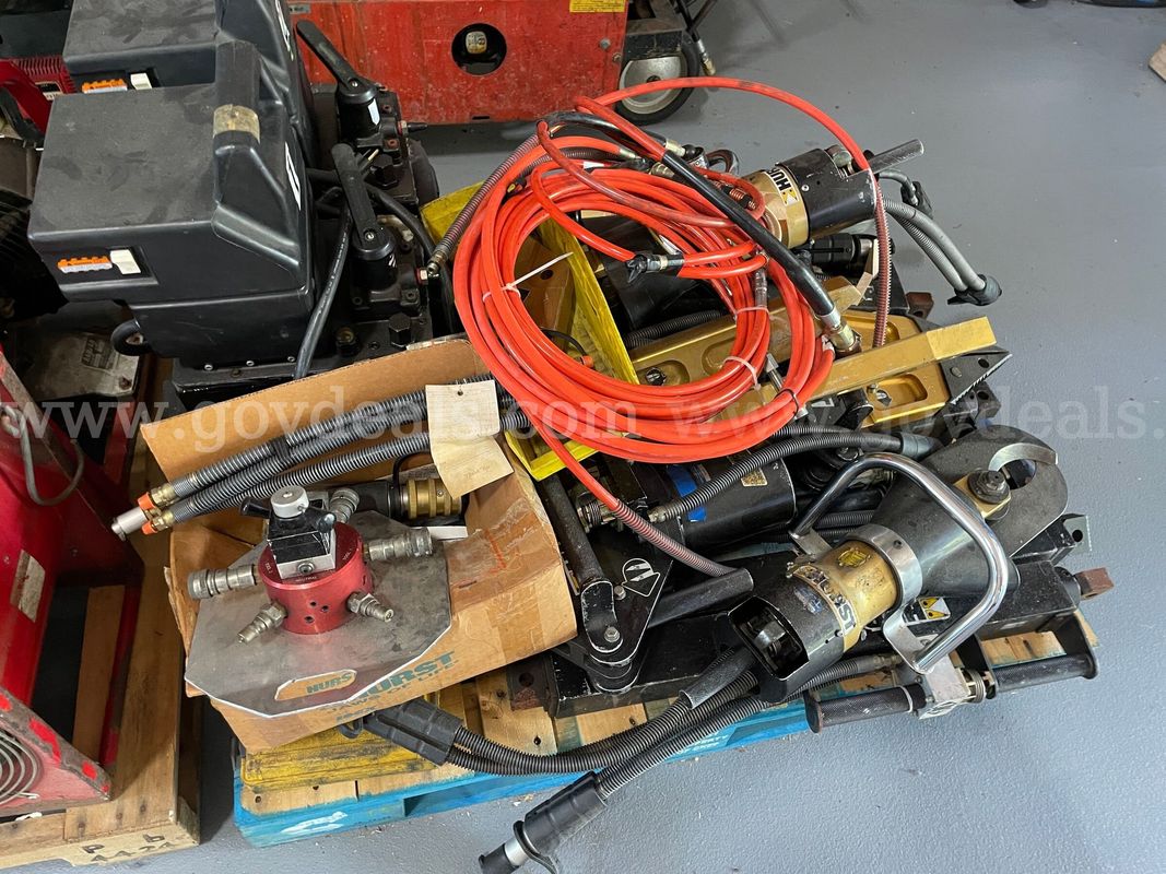 Lot of Hurst Rescue Tools