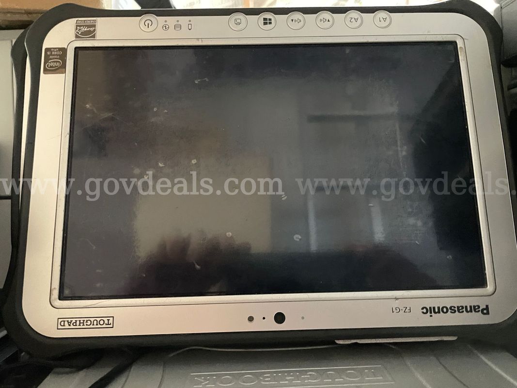 Eight (8) Panasonic Toughbooks, Two Tough Pads & Various Mounts