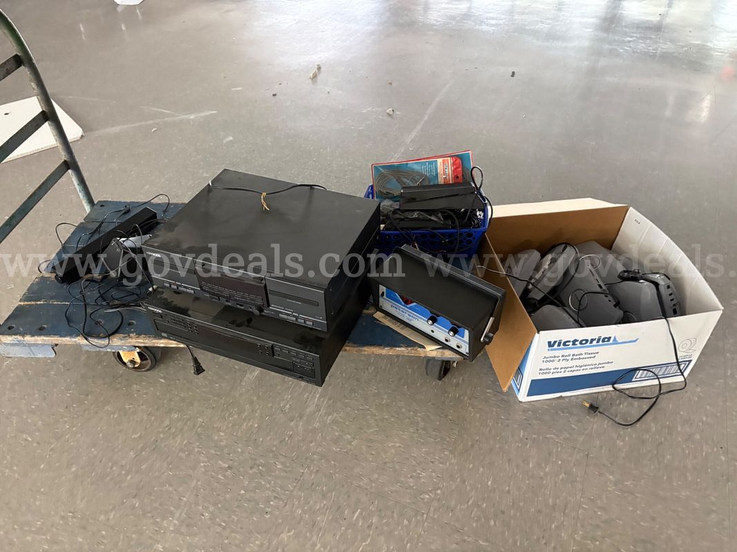 (1) Misc. Lot of Audiovisual Equipment