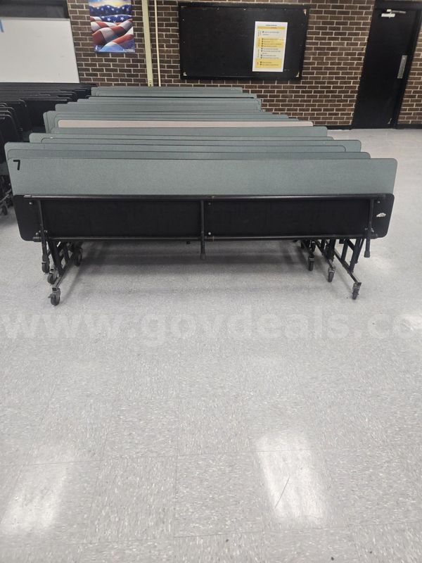 Lot of 24 Half (12 Full) Cafeteria Tables