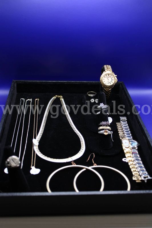 Watch (3); Ring (7); Necklace (4); Earring, Pair (2)