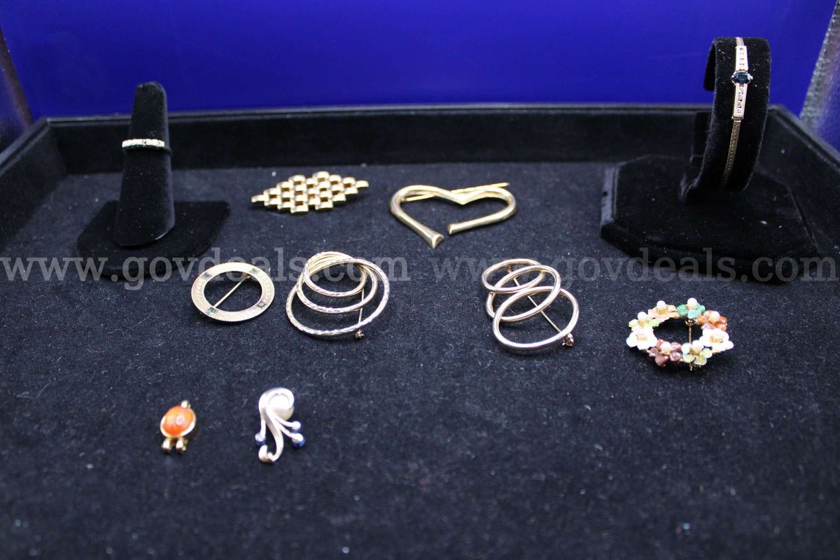 Ring (1), Pins (6), Charms (2), Bracelet (1)