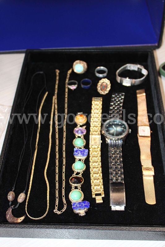 4 Watches, 5 Rings, 1 Bracelet, 3 Necklace