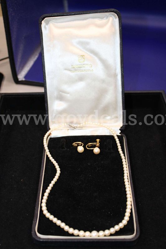 NECKLACE (1); EARRING, PAIR (1)