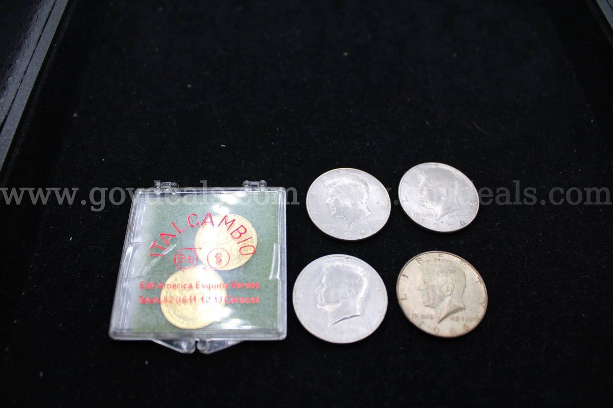 4 $0.50 coins 2 Coins