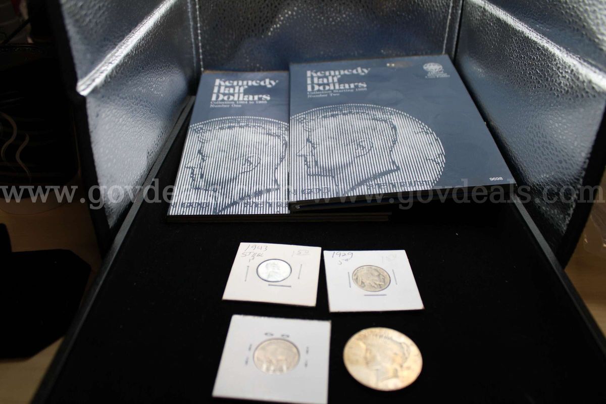 Coin Collections (2) One Dollar Coin (1) Nickel (2) Penny (1)