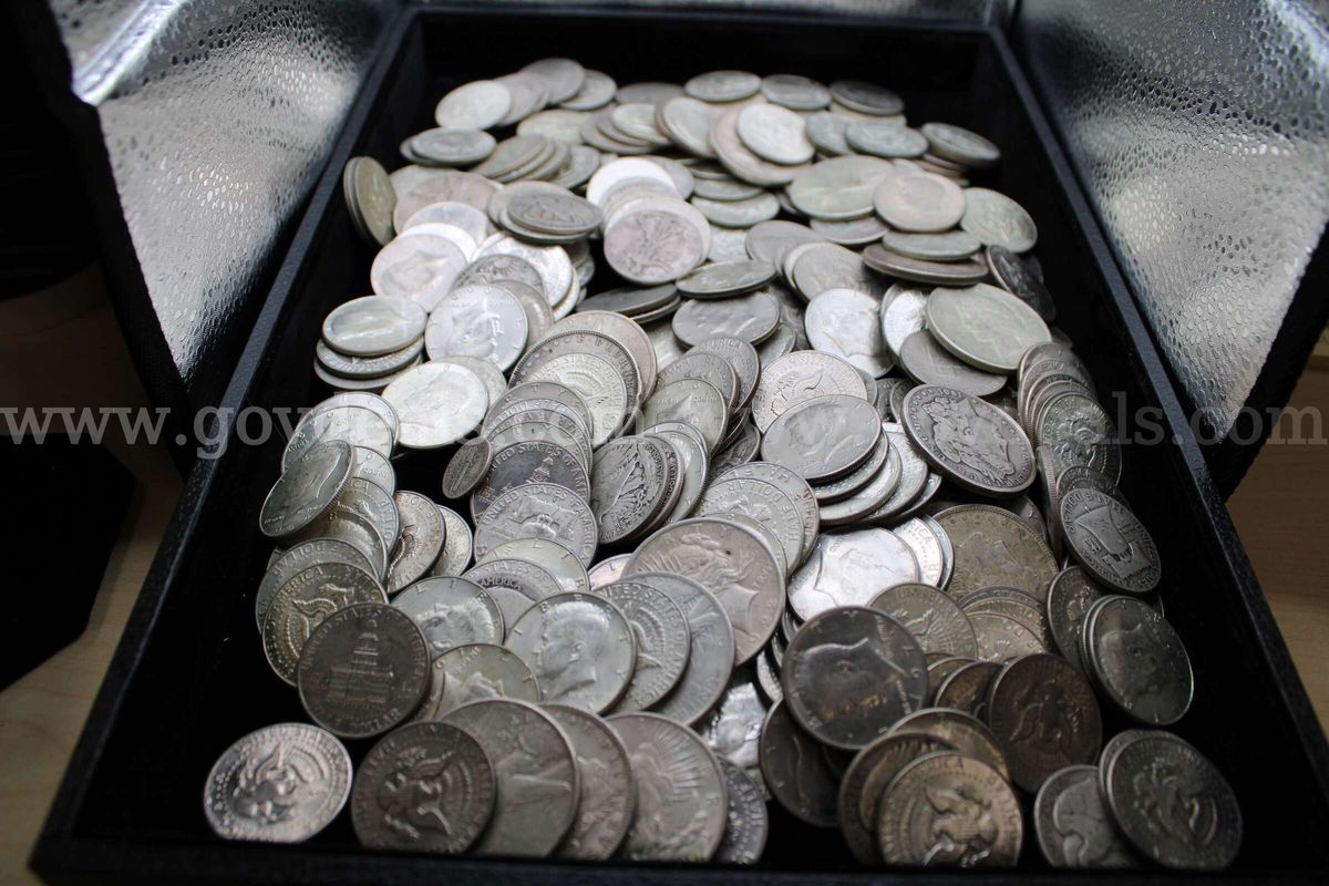 Dollar Coins (16) Half Dollar Coins (264) Dimes (4) Nickel (1)