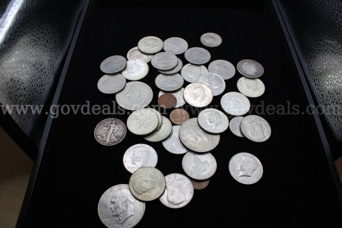 Dollar Coins (4) Half Dollars (30) Foreign Coins (4)