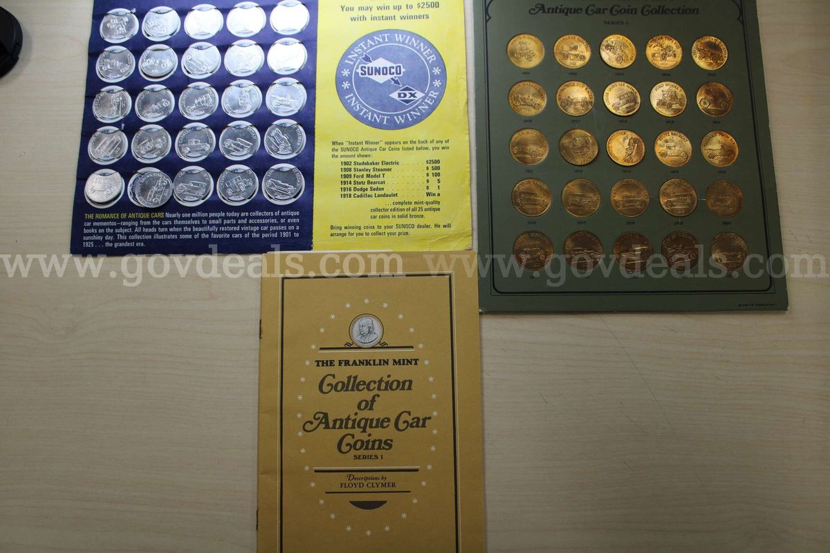 COIN SETS (2); BOOKLET (1)