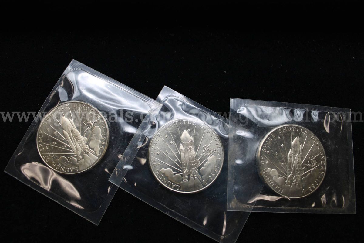 Space Shuttle Coins (3)