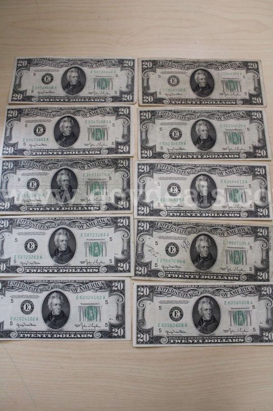 $20 BILLS (10)