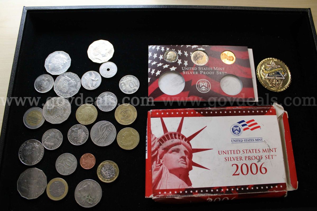 COLLECTORS COIN (1); PROOF SET (1); FOREIGN COINS (23)