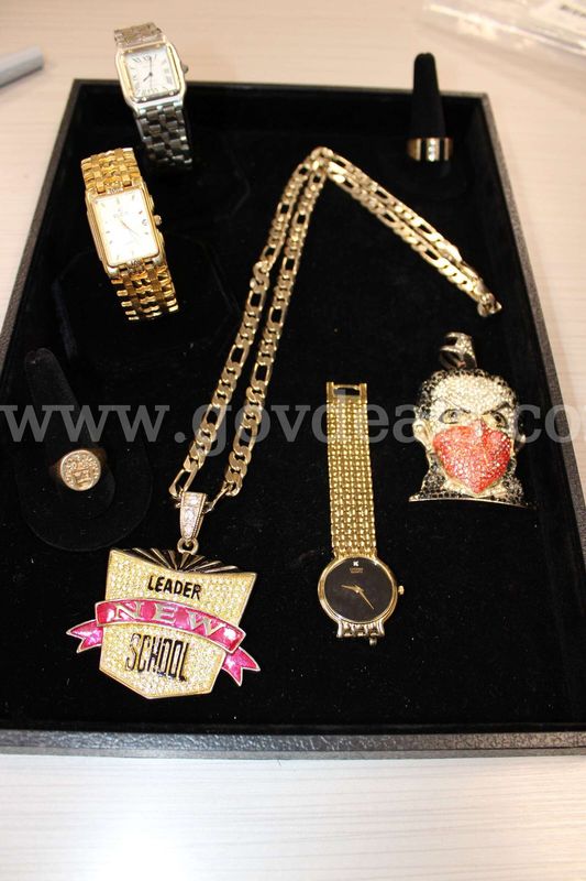 PENDANT (1); NECKLACE (1); WATCH (3); RING (2)