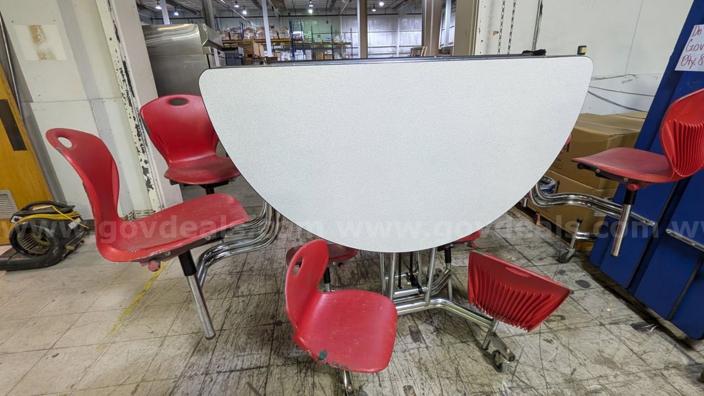 CAFETERIA TABLES (LOT OF SEVEN (7))