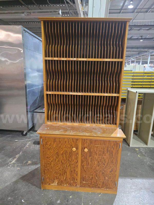 USED VINTAGE LIBRARY LITERATURE RACK
