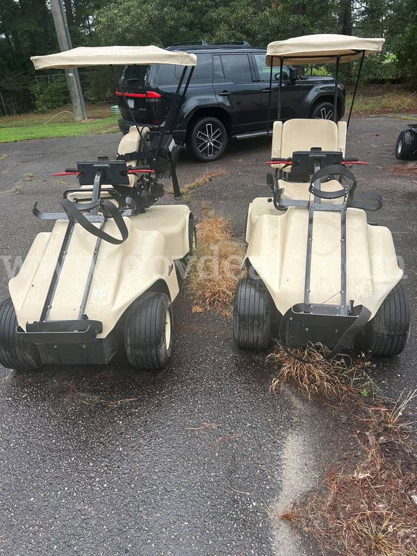 Lot of (2) Solar- Rider Handicap Golf Carts