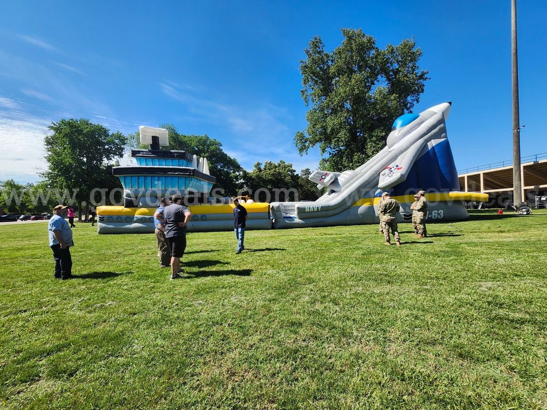 Inflatable Aircraft Carrier Slide