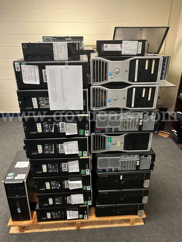 Pallet of CPU's To include: Dell Precision T3500, HP and ThinkCentere m72e