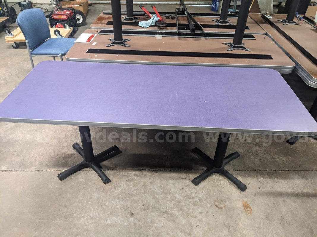 (x9) 72" L x 30"W Laminate Tables