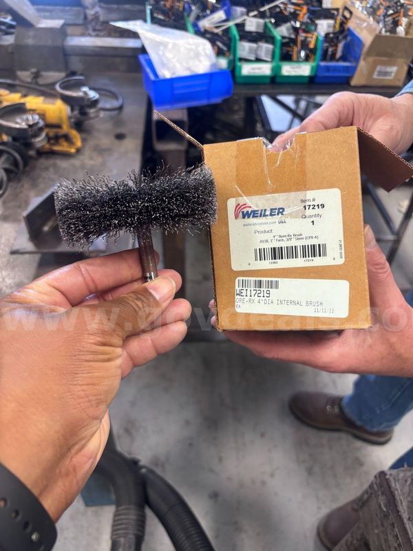 13 each- Weiler 4 inch bore brush–17219