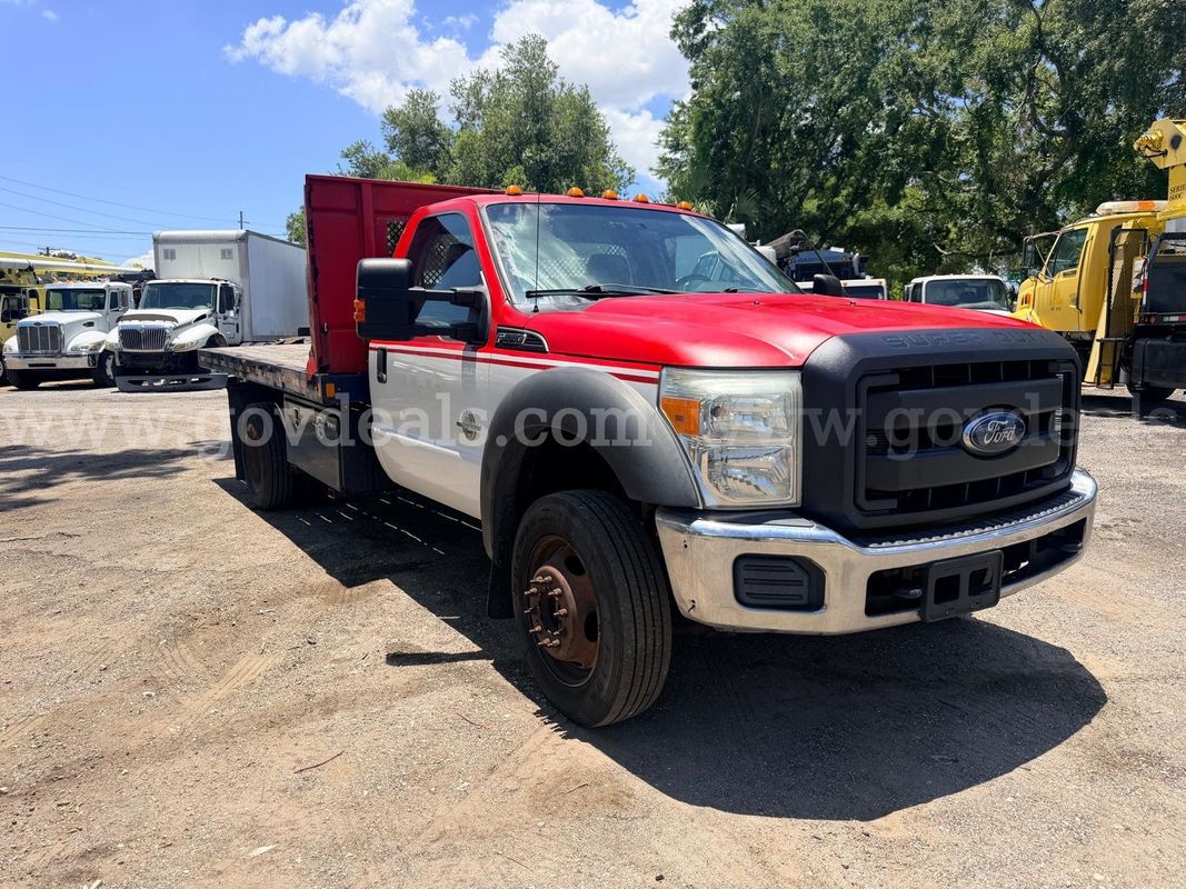 2015 Ford F-550 SD 4x4 Flatbed Dually