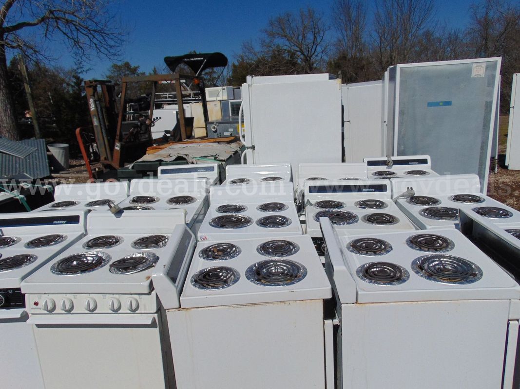 Lot of 8 Refrigerators and 13 Stoves