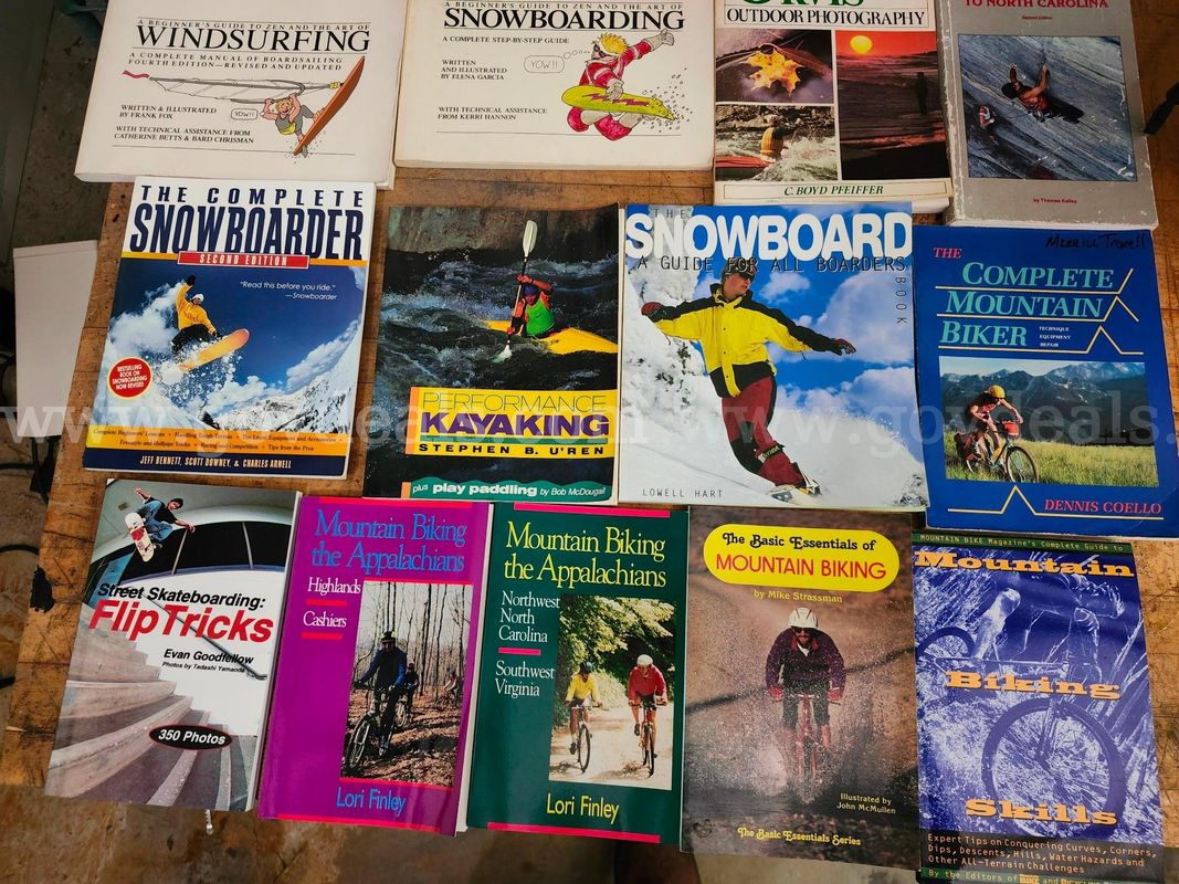 Small Lot Of13 Outdoor Sports Books