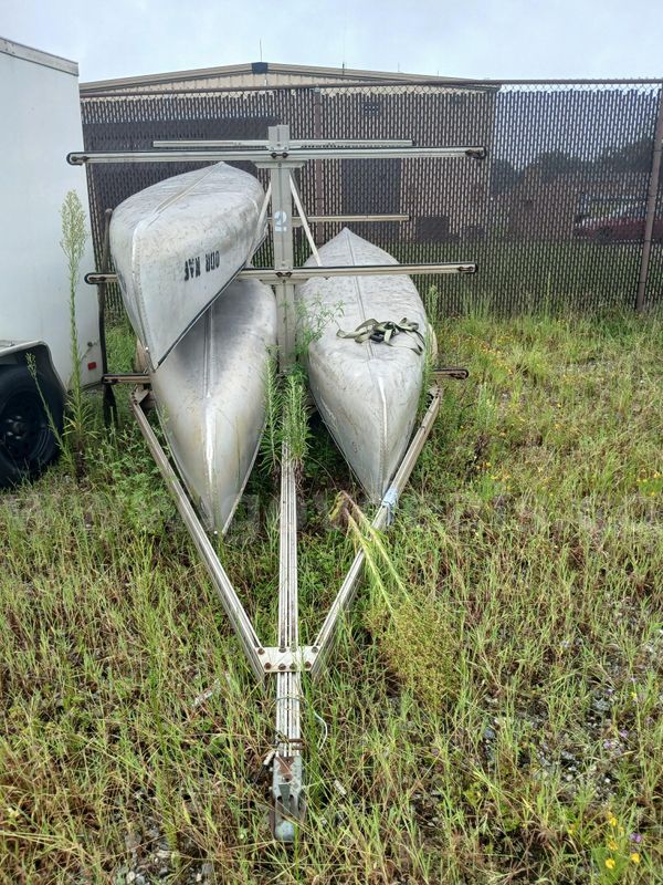 3 Canoes and 1 Kayak Trailer